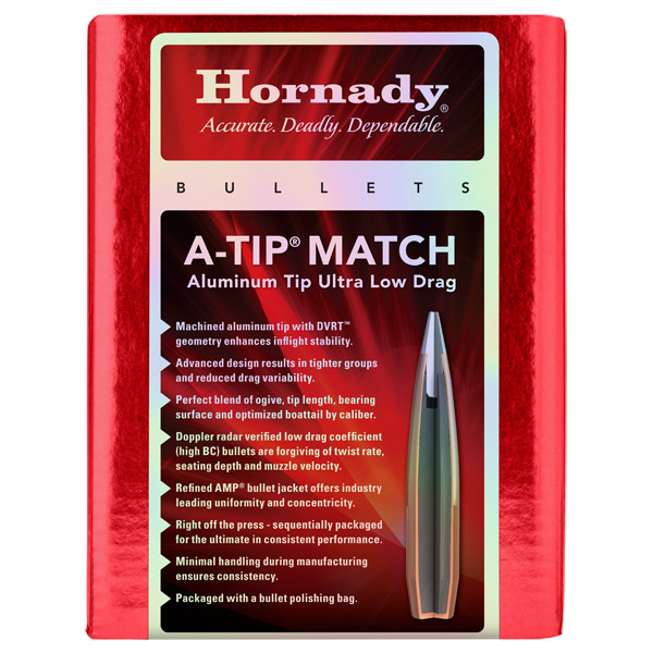 HORNADY 6MM (.243) 110g A-TIP MATCH 500/BX