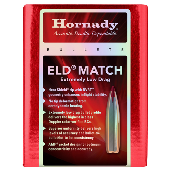 HORNADY 6MM (.243) 109gr ELD MATCH 500/BX