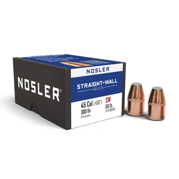 NOSLER 45c(.458) 300gr PP BULLET STRAIGHT-WALL 50/b