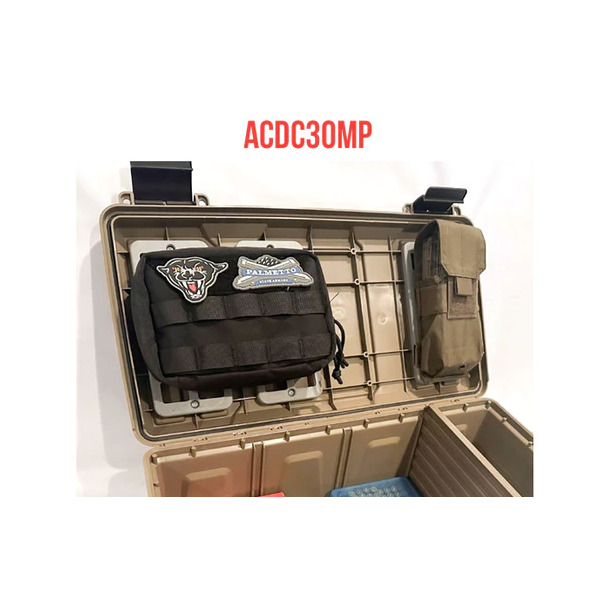 MTM ACDC30 CRATE MOLLE PANEL 2-PK BLACK 6/CS