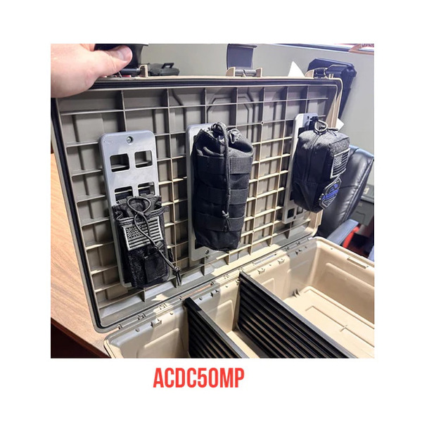MTM ACDC50 CRATE MOLLE PANEL 2-PK BLACK 6/CS
