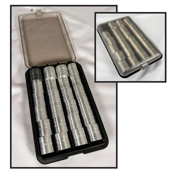 MTM POWDER & SHOT BUSHING BOX / CLEAR 6/CS