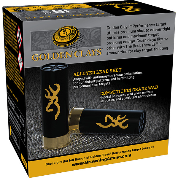 BROWNING AMMO 16ga 2.75d 1-1/8 1165fps #8 GLD LT 250/c