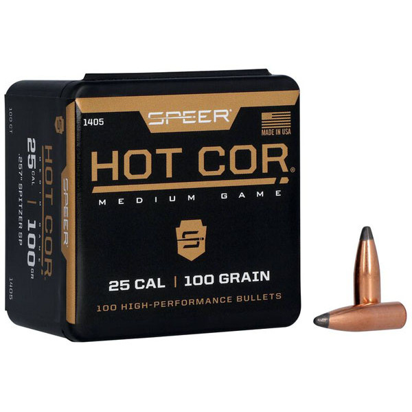 SPEER 25(.257) 100gr SPTZ BULLET SoftPt 100/bx