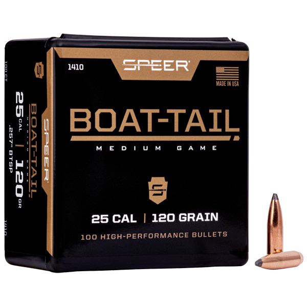 SPEER 25(.257) 120gr SPBT BULLET Spitzer 100/bx