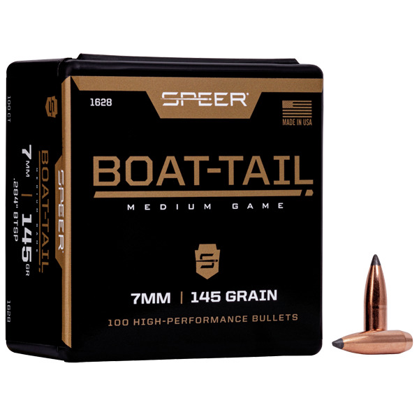 SPEER 7MM(.284)145gr SPBT BULLET Spitzer 100/bx