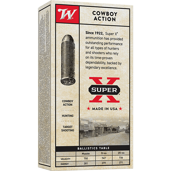 WINCHESTER AMMO 44-40 WINCHESTER COWBOY 225gr LEAD-FN 50/bx 10/cs