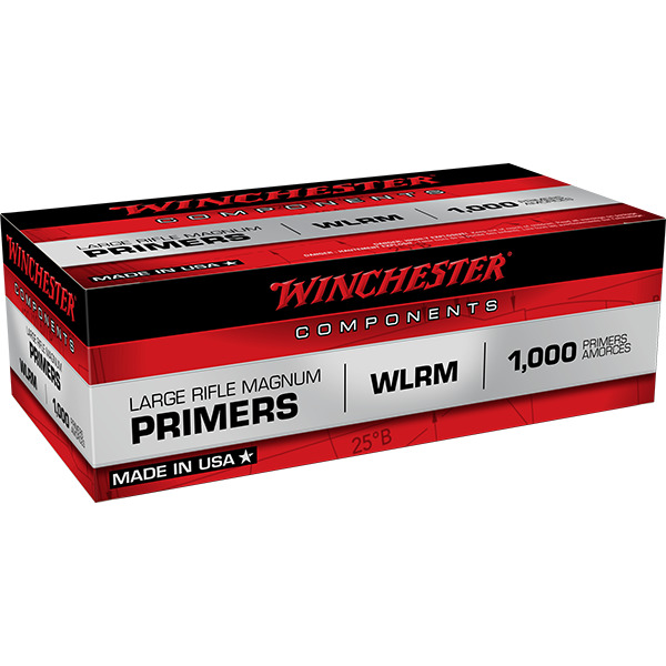 WINCHESTER PRIMER LARGE RIFLE MAGNUM 1000/BOX