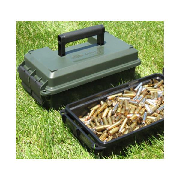 MTM AC4C Ammo Crate (4-Can) Brown, 30 Caliber & MTM AC5C 5