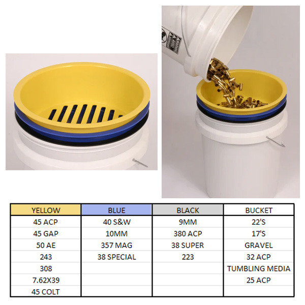 SHELL SORTER BRASS SORTER SET 9MM, 40S&W, & 45ACP