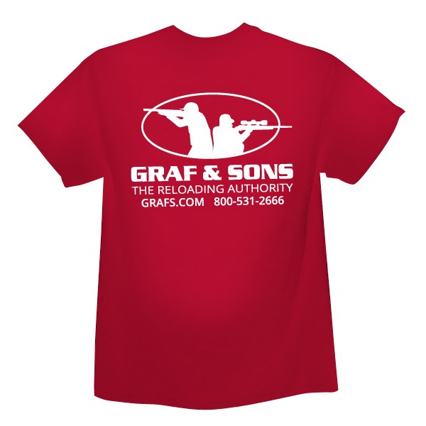 GRAF & SONS T-SHIRT RED EXTRA EXTRA LARGE (XXL)