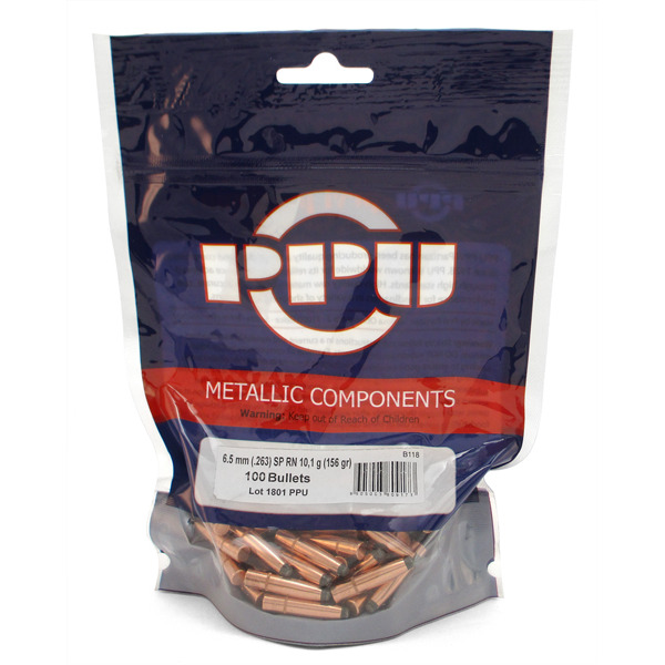 Prvi Partizan Bullet 6.5MM (.263) 156gr SPRN 100 per bag