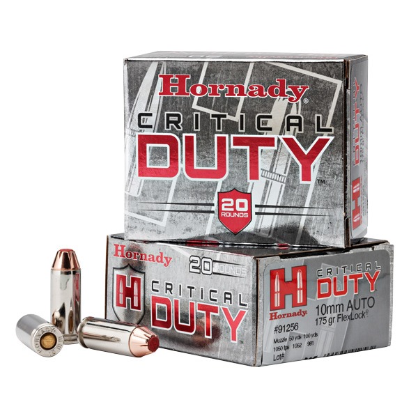 HORNADY AMMO 10MM 175gr CRITICAL-DUTY 20/BX 10/CS