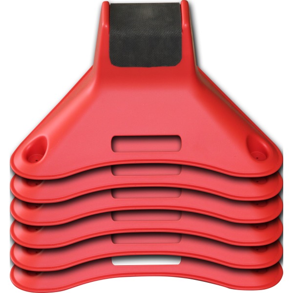 MTM QUICK REST w/RUBBER SHOOTING PAD RED 8/CS