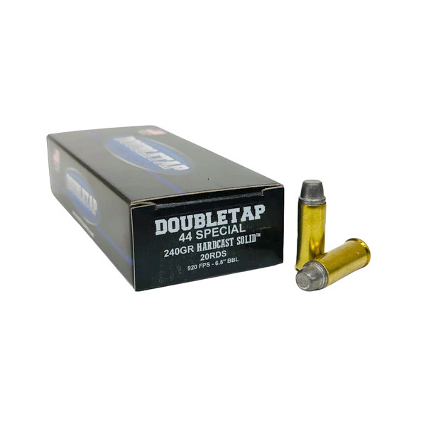 DOUBLETAP AMMO 44 SPL 240gr DOUBLETAP HARDCAST SOLID SWC 20/BX