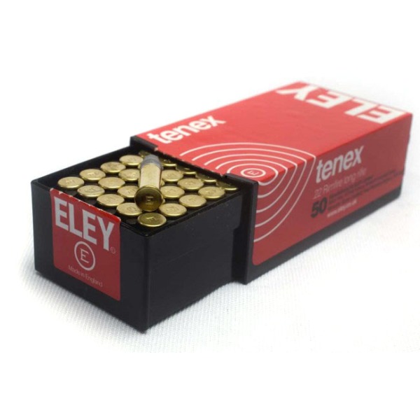 ELEY AMMO 22LR 40gr LDFN TENEX EPS RIFLE 50b 100c
