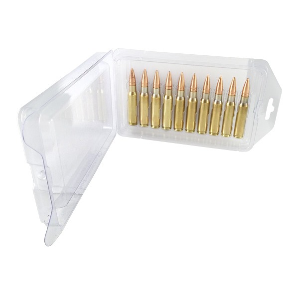 CLICK-IT-CLAM 10rnd CLEAR PACK 308 WINCHESTER & SIMILAR