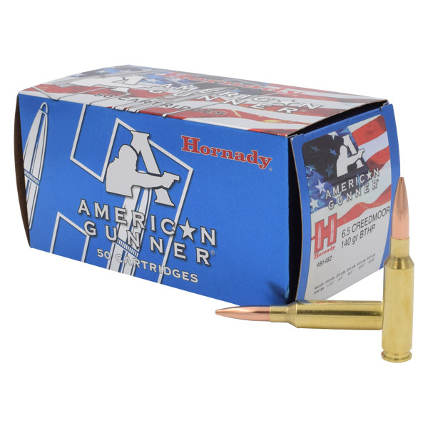 HORNADY AMMO 6.5 CREEDMOOR 140gr BTHP AG 50/BX 10/CS