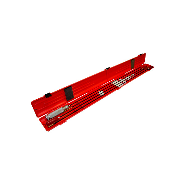 MTM GUN CLEANING ROD CASE RED HOLDS 4 47" RODS 3/C