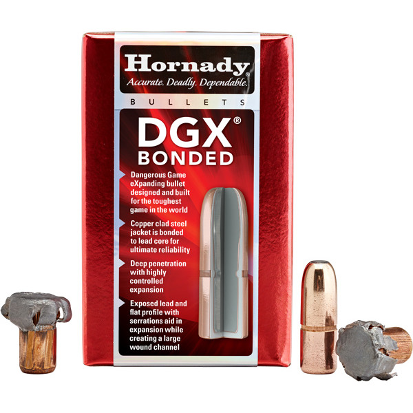 HORNADY 470c (.474) 500gr BULLET DGX BONDED 50/BX