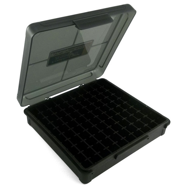 Frankford Arsenal Plastic Hinge-Top Ammo Box #1008 10mm - 45 ACP 100 Rounds