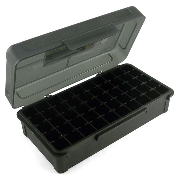 Frankford Arsenal Plastic Hinge-Top Ammo Box #506 50 Rounds