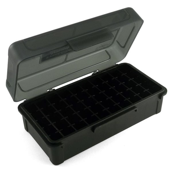 Frankford Arsenal Plastic Hinge-Top Ammo Box #507 50 Rounds
