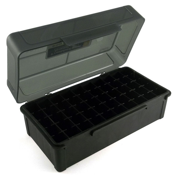 Frankford Arsenal Plastic Hinge-Top Ammo Box #514 50 Rounds