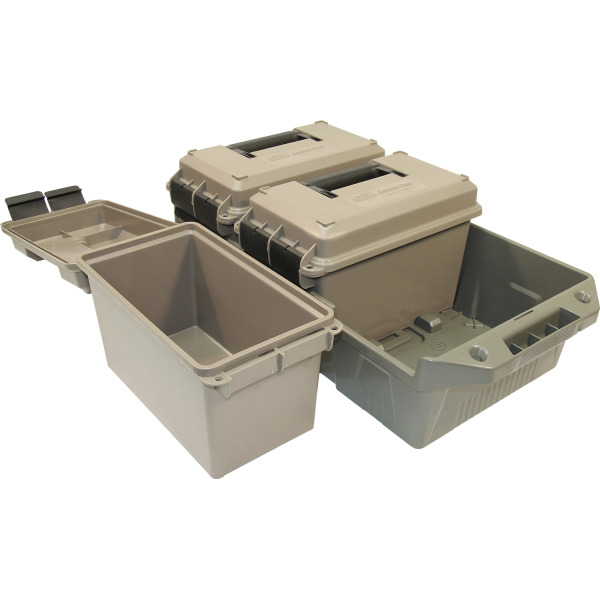 MTM 3-CAN AMMO CRATE 50c w/3 AC50's DK EARTH/AGRN