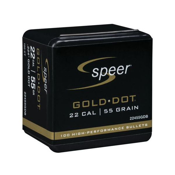 SPEER 22 (.224) 55gr GD BULLET 100/bx