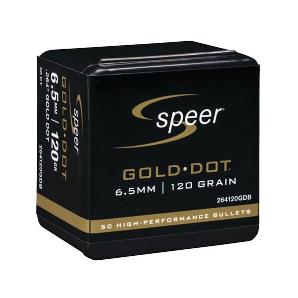 SPEER 6.5(.264)120gr GD BULLET 50/bx 20/cs