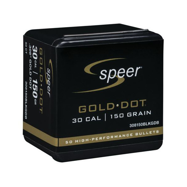 SPEER 30 (.308) 150gr GD BULLET BLK 50/bx 20/cs