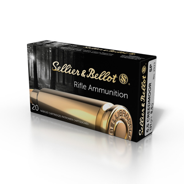 SELLIER & BELLOT AMMO 6.5 CREEDMOOR 131gr SP 20/bx 25/cs