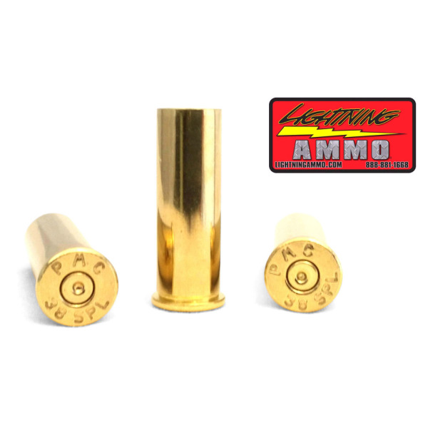 LIGHTNING FIRED BRASS 38 SPL CLEAN/POLISHD 500/JUG