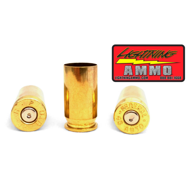 LIGHTNING FIRED BRASS 45 ACP CLEAN/POLSHD 1000/JUG