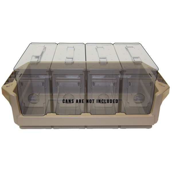 MTM METAL AMMO CAN TRAY holds: 4 METAL 30cal CANS