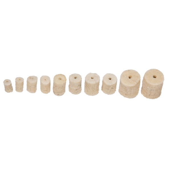 TIPTON 30/32c FELT CLEAN ING PELLETS w/jag 50ct