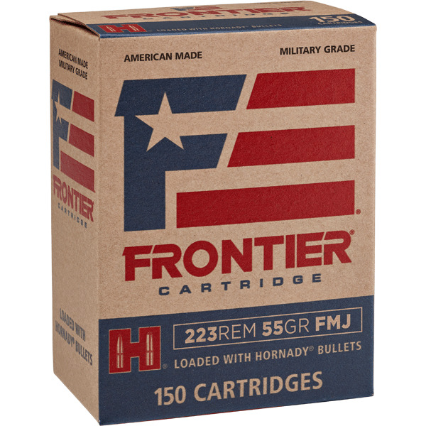 FRONTIER AMMO 223 REMINGTON 55gr FMJ 150/BX 8/CS