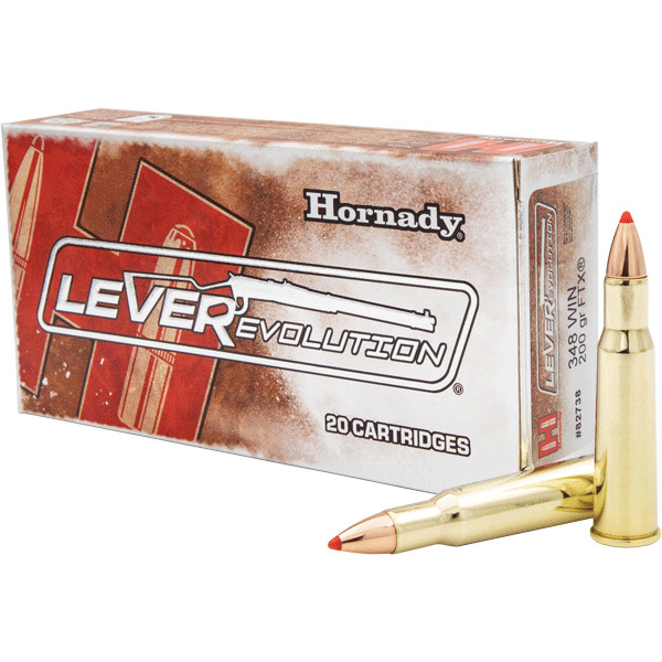 HORNADY AMMO 348 WINCHESTER 200gr FTX 20/BX 10/CS