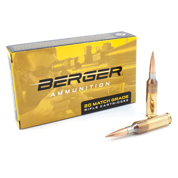 Berger Ammo 6MM Creedmoor 105gr Hybrid Target 20 per box