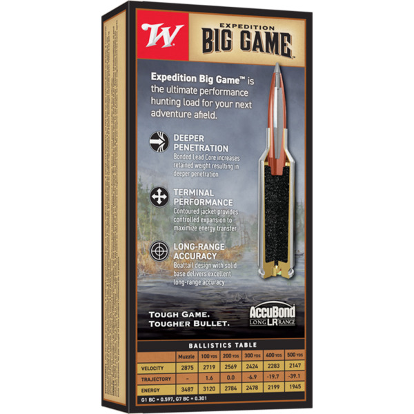 WINCHESTER AMMO 300 WSM 190g ACCUBOND-EBGLR 20b 10c