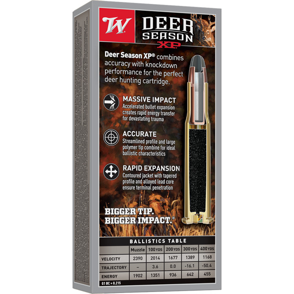 WINCHESTER AMMO 30-30 DEER-SEASN 150gr EXT-PT 20/bx 10/cs