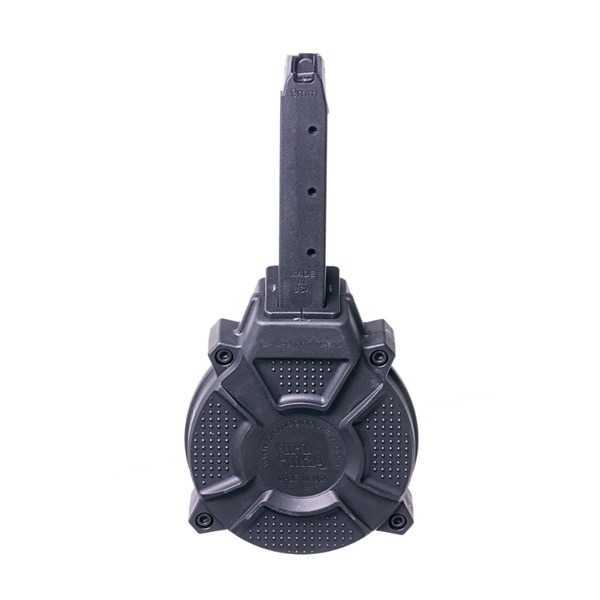 PROMAG GLOCK 17/19 9MM 50rd DRUM POLYMER BLACK