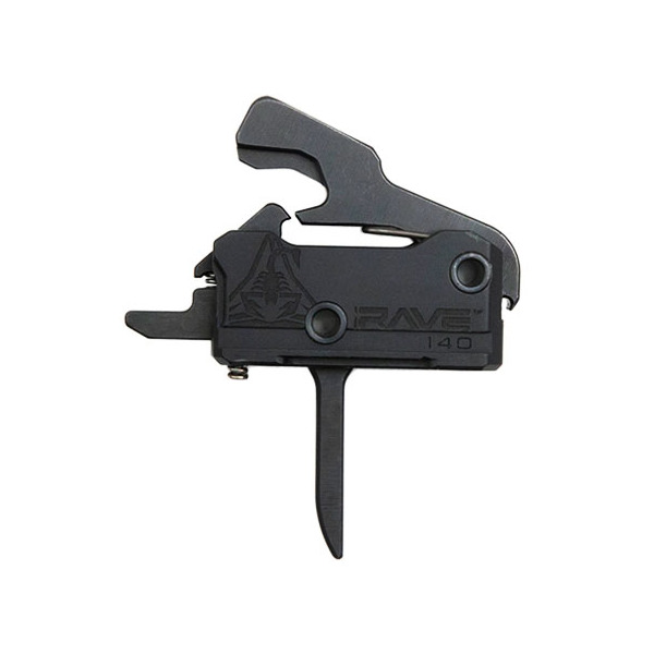 RISE TRIGGER RAVE 140 FLAT AR-15 SNGLSTGE BLACK
