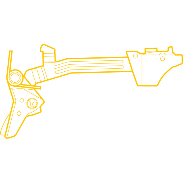 TIMNEY ALPHA GLOCK GEN 5 COMP TRIGGER STRAIGHT 3lb