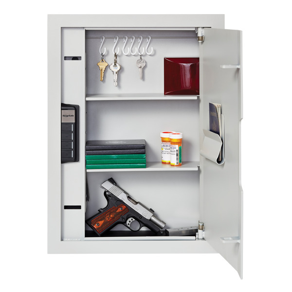 SNAPSAFE IN-WALL SAFE w/ ELECTRONIC LOCK