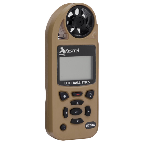Kestrel 5700X Elite Weather Meter with Applied Ballistics and LiNK, Desert Tan
