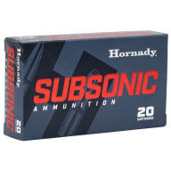 HORNADY AMMO 338 ARC 307gr SUB-X 20/BX 10/CS