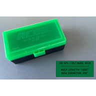 RCBS AMMO BOX 38 / 357 IMPACT RESISTANT