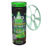 CALDWELL CLAYCOPTER 110mm UFO GLOW TARGET-50/TUBE